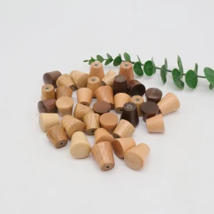 Mini Round Handle Natural Wooden Cabinet Drawer Wardrobe Knobs For Cabinet Drawer Handle Furniture Hardware