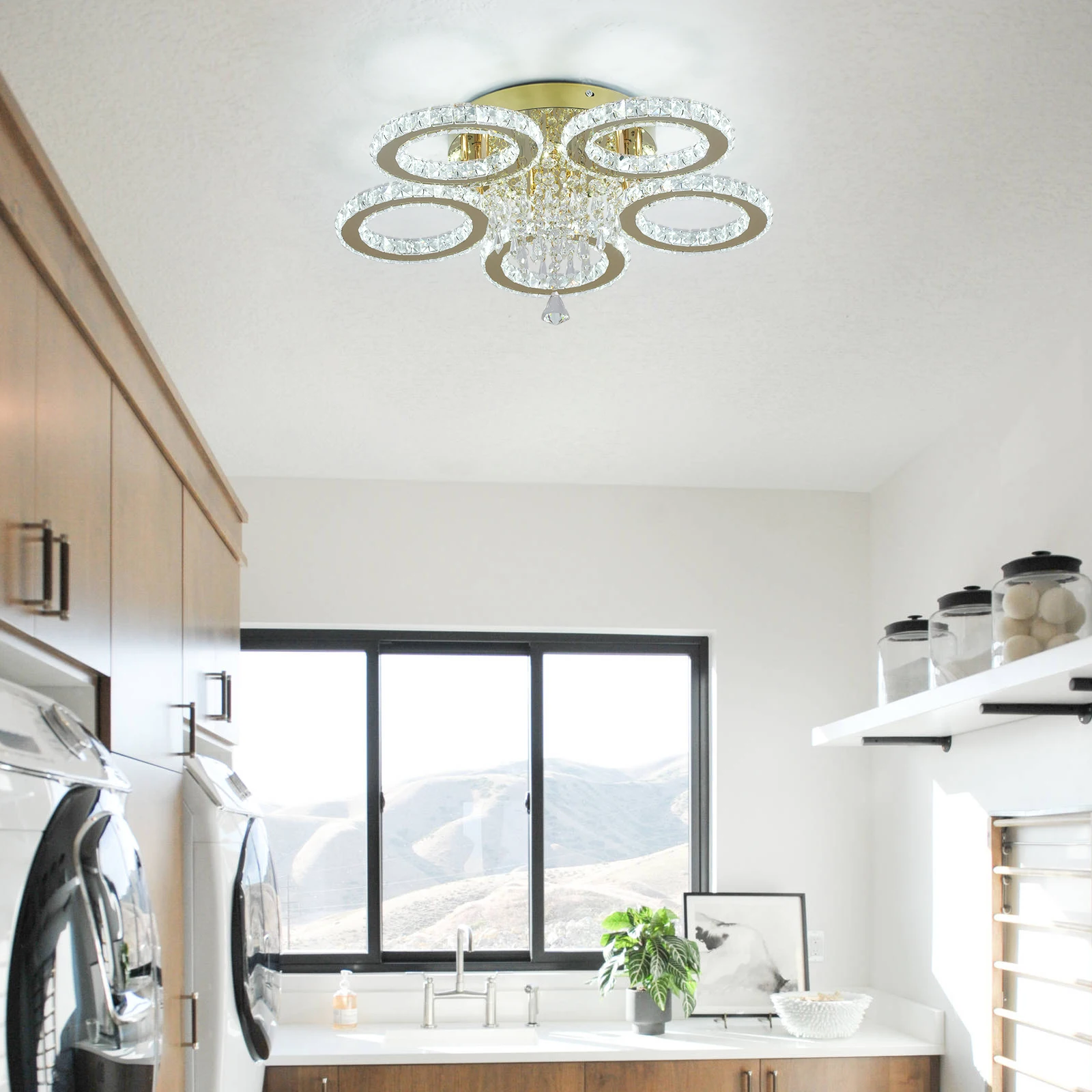 Led Ceiling Light Modern Home Decoration Crystal Chandelier Luxury Living Room BedRoom Dining Gold Ceiling Lamp lighting - Image 6