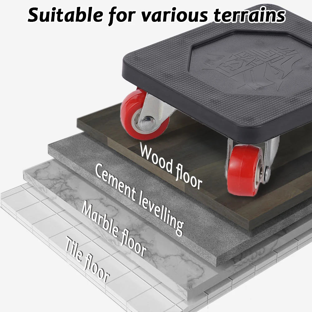 500KG Heavy Duty Furniture Lifter Transport Mover Sliders Furniture Roller Furniture Dolly Labor-Saving Furniture Mover Tools - Image 4