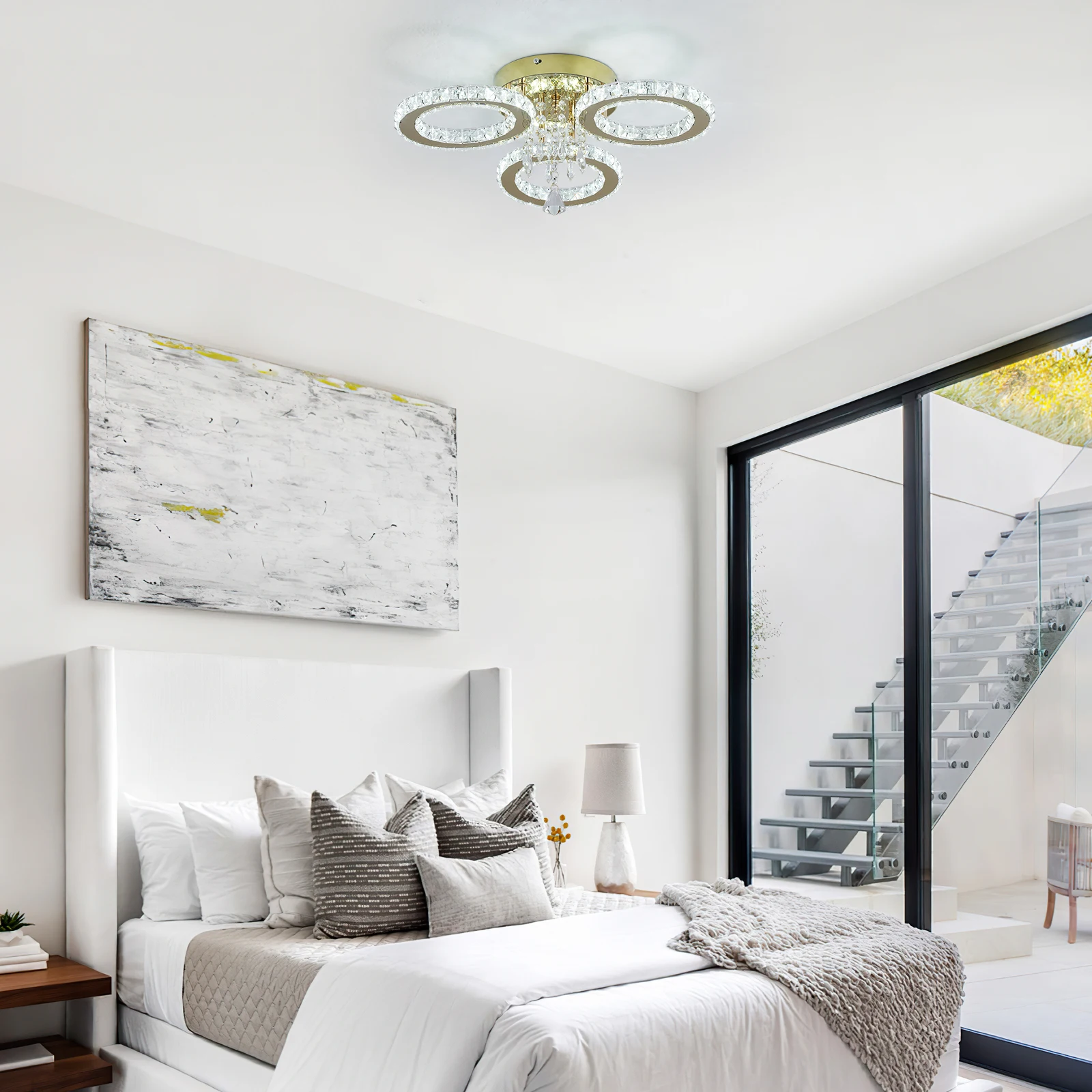 Led Ceiling Light Modern Home Decoration Crystal Chandelier Luxury Living Room BedRoom Dining Gold Ceiling Lamp lighting - Image 3