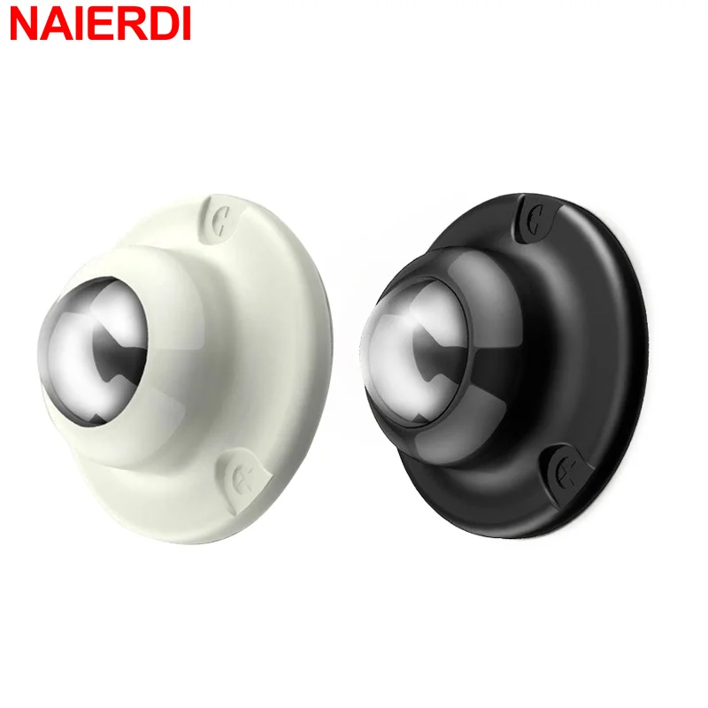 NAIERDI 4/8/12 Packs Universal Caster Wheels 360° Rotation Self-Adhesive Wheels 100KG Heavy Duty Furniture Cabinet Rollers - Image 4