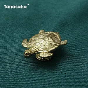 Copper Color Furniture Handles Turtle-shaped Drawer Knobs Handles for Cabinets and Drawers Dresser Knobs Wardrobe Pulls