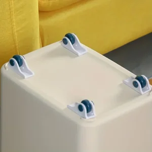 4pcs Stickable Wheels, Easily Move Furniture, Storage Boxes, Trash Cans & More