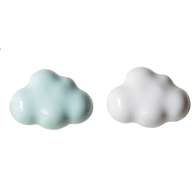 IHOMCASA Ceramic Handle Furniture Drawer Handles Cupboard Wardrobe Door Knob Cloud And Stars Cabinet Pulls Wholesale - Image 6